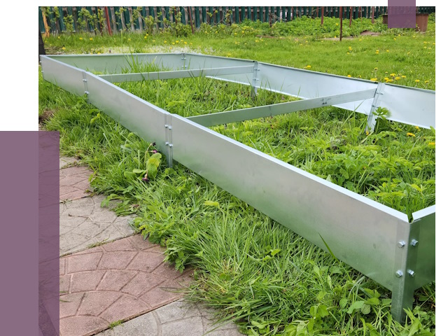 Металлические бордюры для грядок в Октябрьском от 1812 руб. 