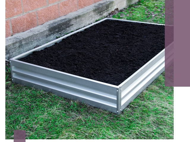 Металлические бордюры для грядок в Октябрьском: прочность и аккуратность