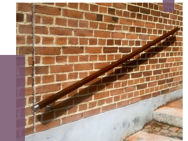 Изготовление пристенных поручней в Октябрьском от 4505 руб. — ПРОЛЁТ-Ктб