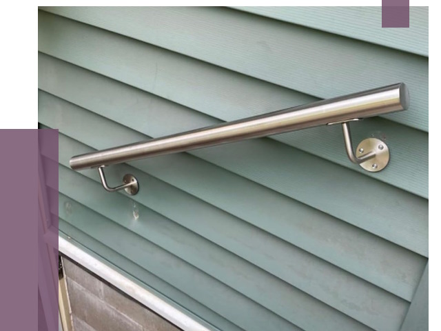 Поручни из нержавеющей стали в Октябрьском от 7768 руб.  | ПРОЛЁТ-Ктб