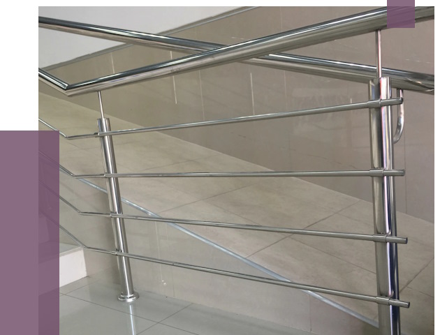 Изготовление поручней из нержавеющей стали в Октябрьском