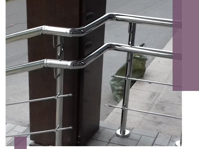 Монтаж поручней из нержавеющей стали в Октябрьском качественно и быстро